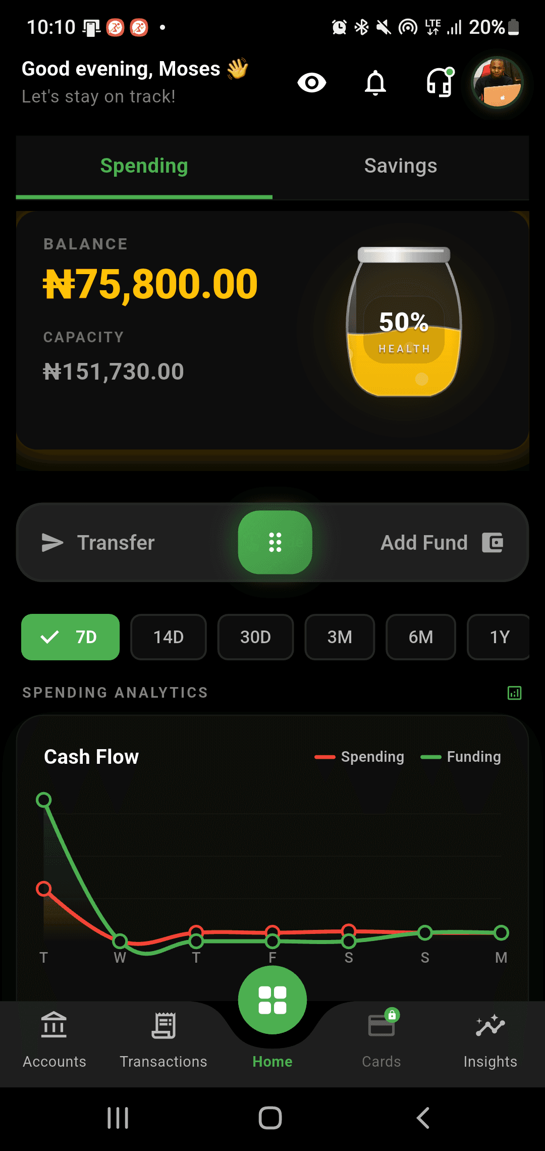 TopMonie app screen 1